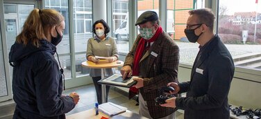 Kursbeginn im BFW Leipzig in Lockdown-Zeiten