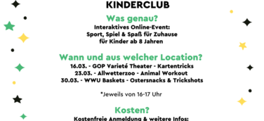 Langeweile im Lockdown - Der digitale Strong Kids Club des Sportanbieters Strong Partners aus Münster schafft Abhilfe