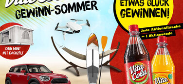 Der große VITA COLA Gewinn-Sommer: VITA COLA verlost MINI Cooper für maximalen Sommerspaß