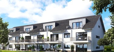 KSK-Immobilien hat zwei Mehrfamilienhäuser mit je acht Eigentumswohnungen des Neubauprojekts Spich Sixteen vermittelt