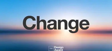 OfG Design Award 2021: Change