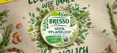 BRESSO 100% PFLANZLICH: neu im Käseregal