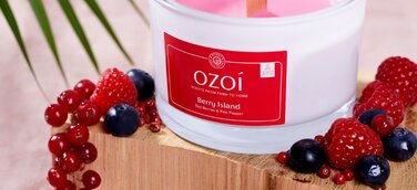 OZOÌ lässt es duften und knistern - noch natürlicher dank Holzdocht-Kerzen