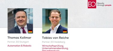 EO Executives verzeichnet weiteres Wachstum mit zwei neuen Partnern in Deutschland