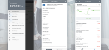 BankingVEU ermöglicht die Verteilte Elektronische Unterschrift via EBICS und SRZ Freigaben via FinTS.