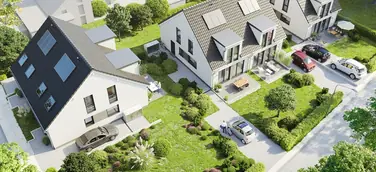 KSK-Immobilien hat vier Doppelhaushälften und ein freistehendes Einfamilienhaus in Hennef vermittelt