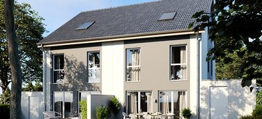 KSK-Immobilien vermittelt vier Doppelhaushälften und drei Reihenhäuser in Siegburg