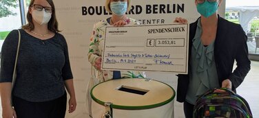 „Schulstarthilfe“ für 130 Familien im Kiez: Sammel- und Spendenaktion im Boulevard Berlin erfolgreich
