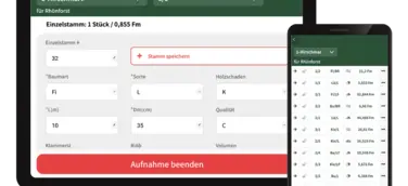 TimberData Holzaufnahme-App ist released: Erster Baustein der neuen Warenwirtschaft von DekaData