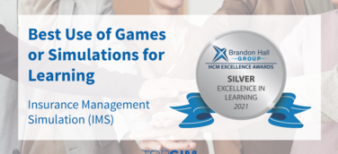 TOPSIM gewinnt Silber bei den Brandon Hall Group Excellence Awards