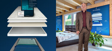 Erholsam schlafen auf Luft