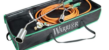 Wertvolles Werkzeug einfach perfekt transportiert – mit der Brennertasche WARRIOR von PERKEO