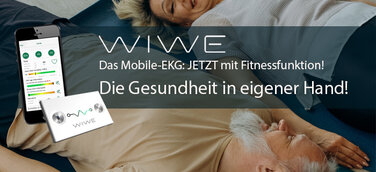 WIWE, das mobile EKG-Gerät– jetzt mit FITNESSFUNKTION! Die Gesundheit in eigener Hand!