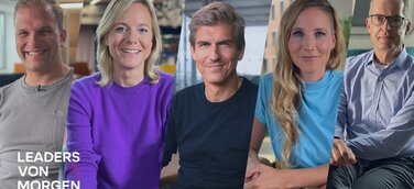 Lernbegleiter*innen - die Digitalexpert*innen Philipp Depiereux, Nina Pütz, Philipp Pausder, Fränzi Kühne & Gisbert Ruehl