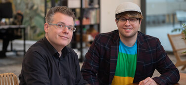 Christoph Weiss (Glockenweiß) und Karsten Kossatz (indipendesk)