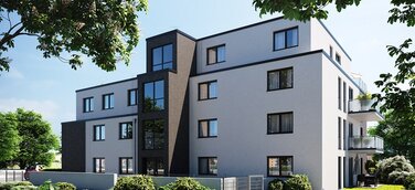 Neubauprojekt der KSK-Immobilien GmbH in Frechen-Bachem.