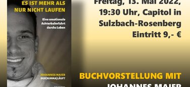 SAVE THE DATE: 13.05.2022, 19:30 Uhr - Buchvorstellung