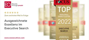 EO Executives erneut ausgezeichnet als Top Personalberatung im Executive Search