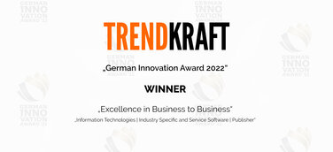German Innovation Award 2022 - Winner - Excellence in Business to Business