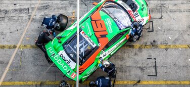 Sieben Audi R8 LMS beim 24-Stunden-Jubiläum