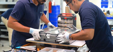 Second-Life-Anwendung: Audi e-tron Batteriemodule elektrifizieren Rikschas in Indien