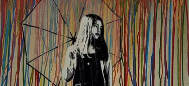 Daniel Gjoka: „Cutwork – Orange“ Streetart / Graffiti / Schablonenkunst - Forum Merzhausen