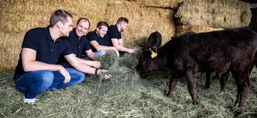 Die Marblelution Gründer: Sebastian Röttcher, Robert Becker, Stefan Rottensteiner, Tobias Becker (v.l.n.r)