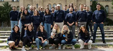 Gruppenfoto des Waehousing1 Teams