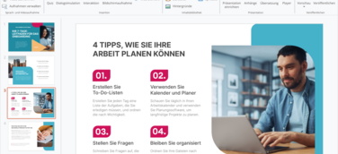 iSpring Suite 11 Oberflache