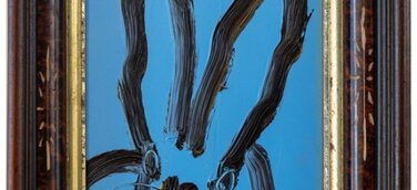 Hunt Slonem Bunny Painting - Elf