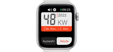 Calmenda auf der Apple Watch