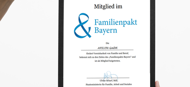 Wir sind stolzes Mitglied im Familienpakt Bayern
