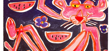 Katherine Bernhardt - Pink