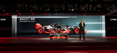 Audi CEO Markus Duesmann während der Audi Pressekonferenz auf der Auto Shanghai 2023