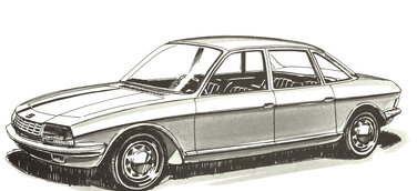 Designzeichnung des NSU Ro 80