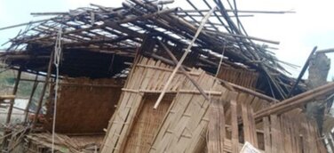 Zyklon Mocha zerstört Gebäude in Myanmar