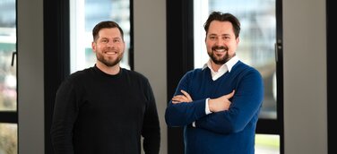 Die beiden Gründer Steffen Braun und Christian Ternai