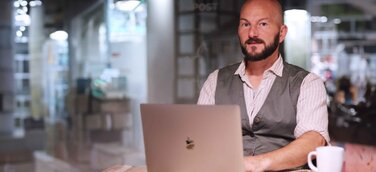 Inhaber Mirko Baschetti von Butterfly Business