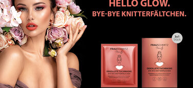 Tuchmaske für das Dekolleté