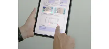 Die DIGIT:Pro-App bringt das Corporate Design 1:1 auf Smartphone oder Tablet. Der DIGIT:Pro-Server liefert an die App automatisch gerätespezifische Design- und Sprachversionen.