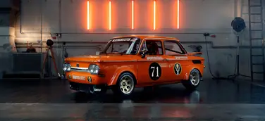 Der NSU TT Jägermeister der historischen Fahrzeugsammlung der AUDI AG.