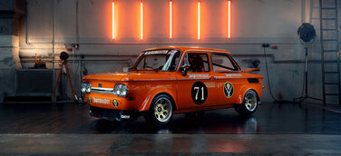 Der NSU TT Jägermeister der historischen Fahrzeugsammlung der AUDI AG.