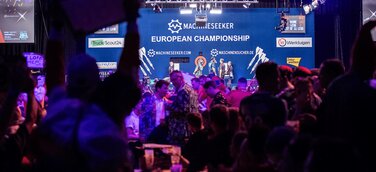 Werktuigen unter den Sponsoren der Machineseeker European Darts Championship 2023