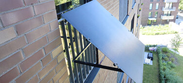 Wattmeister Balkonkraftwerk am Fenster