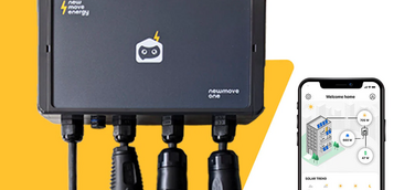 Das smarte newmove System kombiniert kleine PV Anlagen mit der smarten newmove App