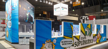 Messestand Gesipa Blindniettechnik, Messe Blechexpo, Messebau ISINGERMERZ