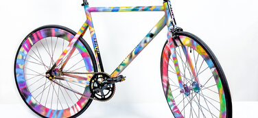 Santafixie Art Bike aus der Crowd Design Aktion "Spray it your way"