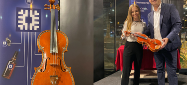 Weltweit wertvollste neue Geige von Wiener Startup OwnerChip mit Fälschungsschutz ausgestattet
