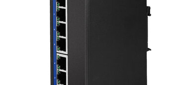 Robuster 8-Port Gigabit Industrial Ethernet PoE Switch mit E-Mark Zertifizierung