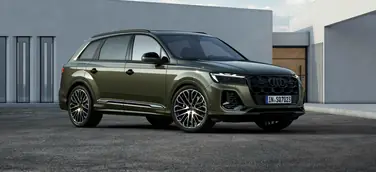 Audi SQ7 TFSI, Standaufnahme, Farbe: Oakgrün Perleffekt